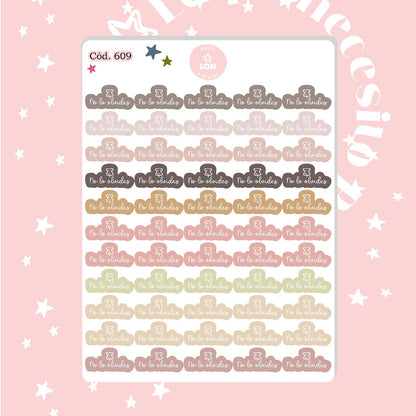 Pack sticker Esenciales para tu planner Ice cream P02
