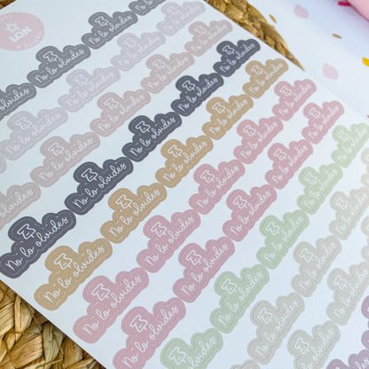 Pack sticker Esenciales para tu planner Ice cream P02