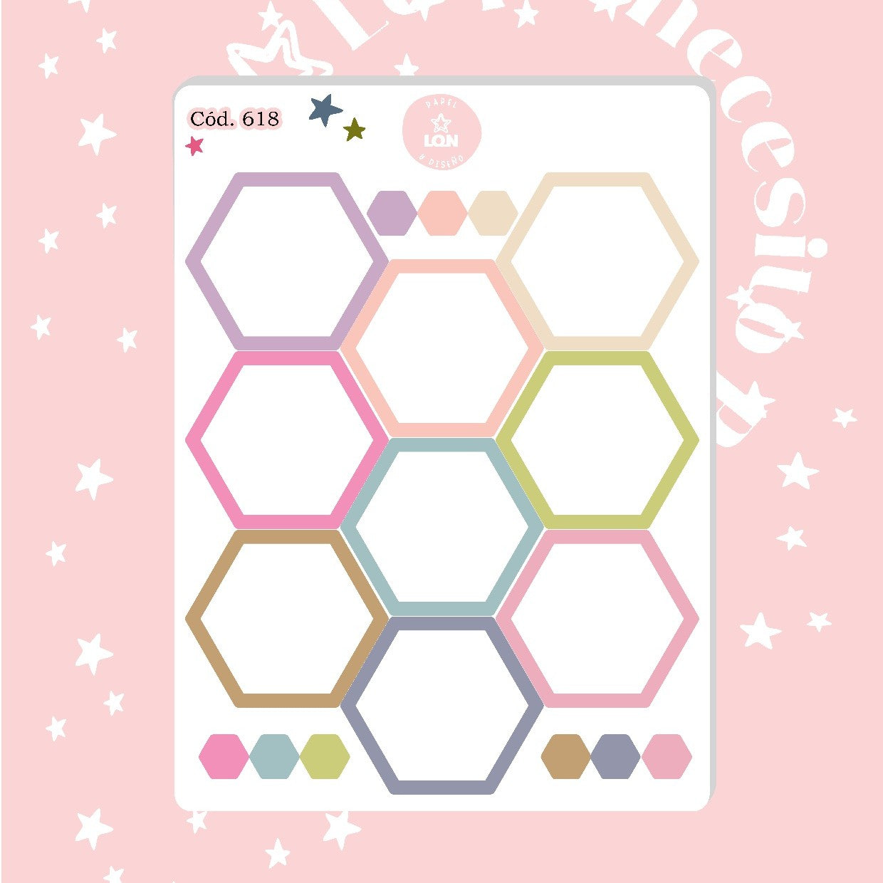 Pack sticker Esenciales para tu planner Bloom P01