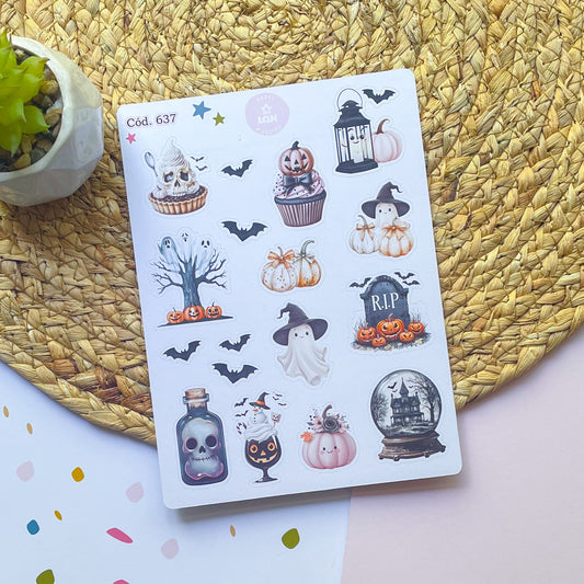 Sticker cute halloween 637