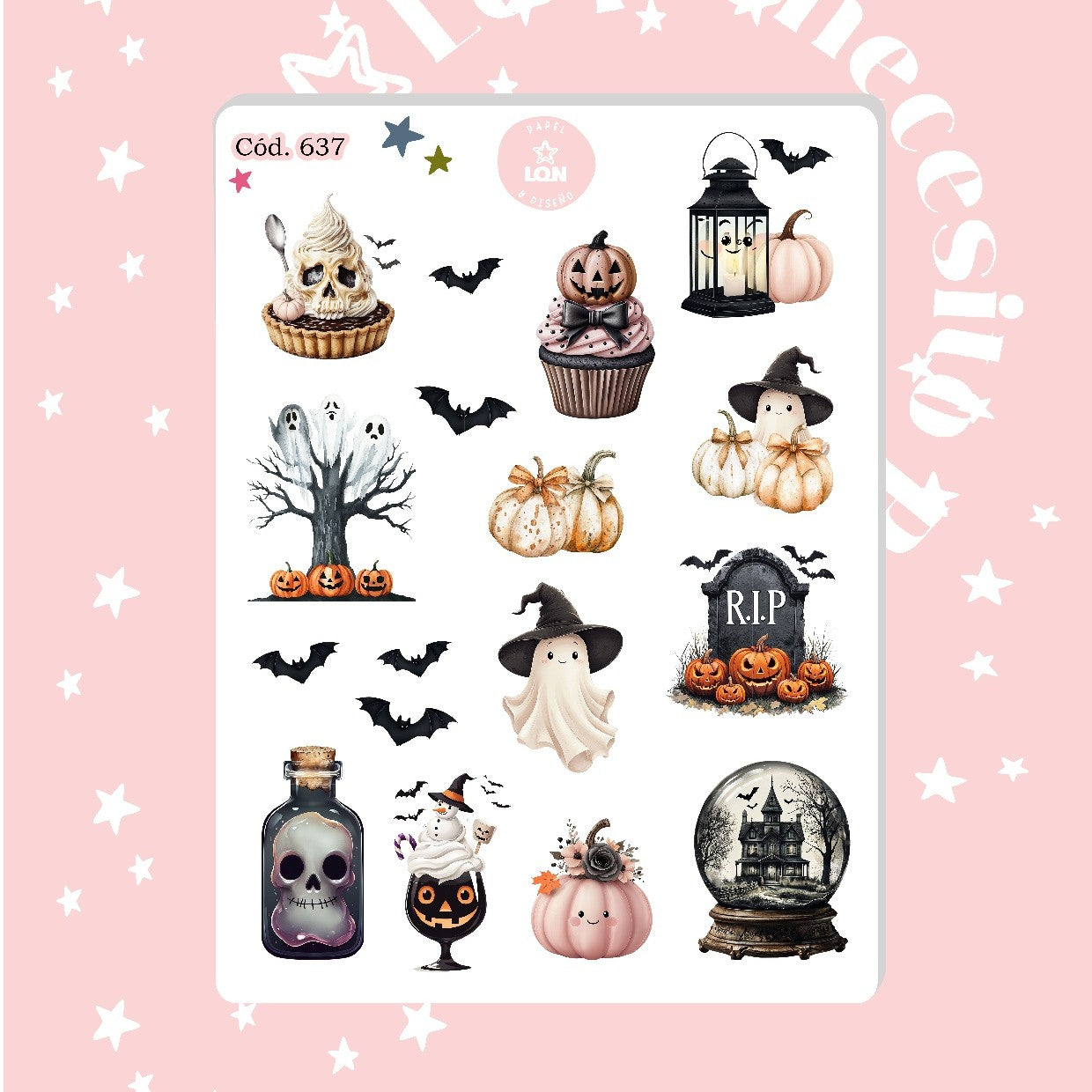 Sticker cute halloween 637