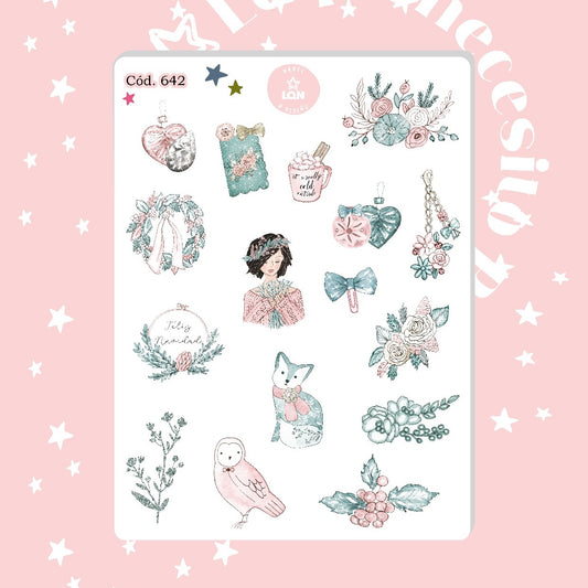 Sticker año nuevo navidad 642