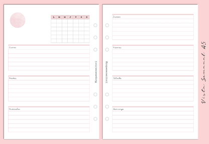 Planner de discos A5 Cozy
