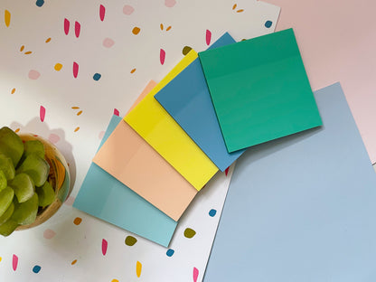 Notas adhesivas (Post-it) transparentes
