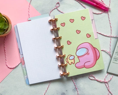 Planner de discos A6 Among us