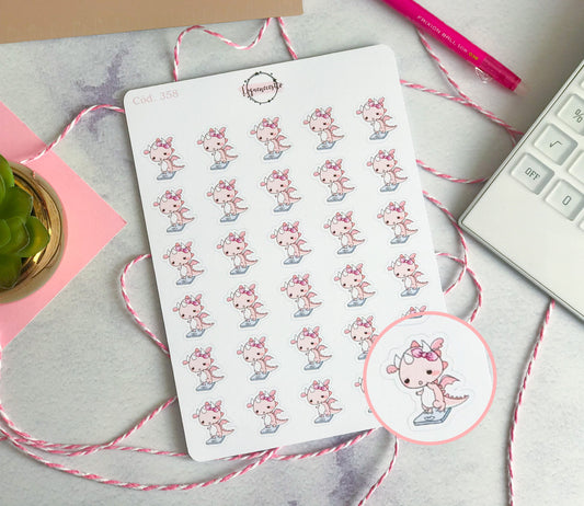 Sticker toca pesar