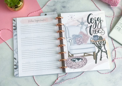 Planner de discos A5 Cozy