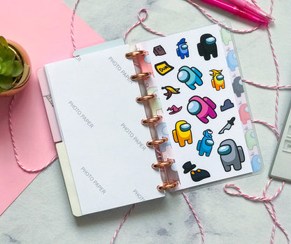 Planner de discos A6 Among us