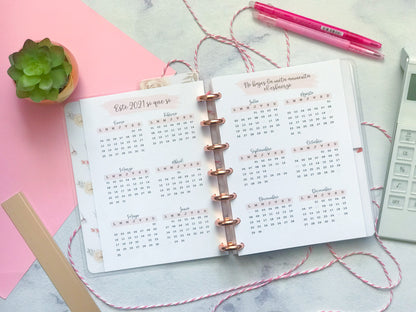 Planner de discos B6 Boho