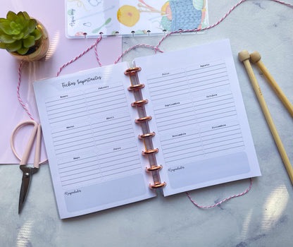 Cuaderno tejedoras