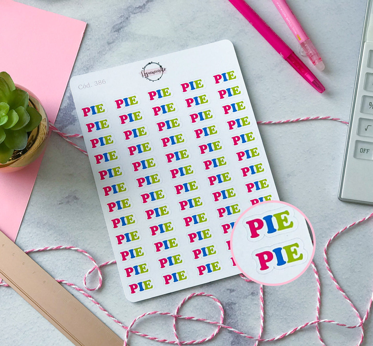 Stickers PIE (Docente)