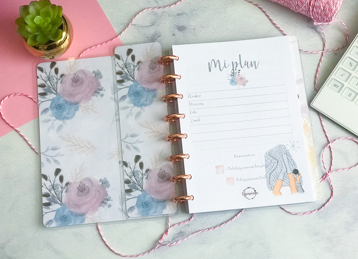 Planner de discos A5 Cozy