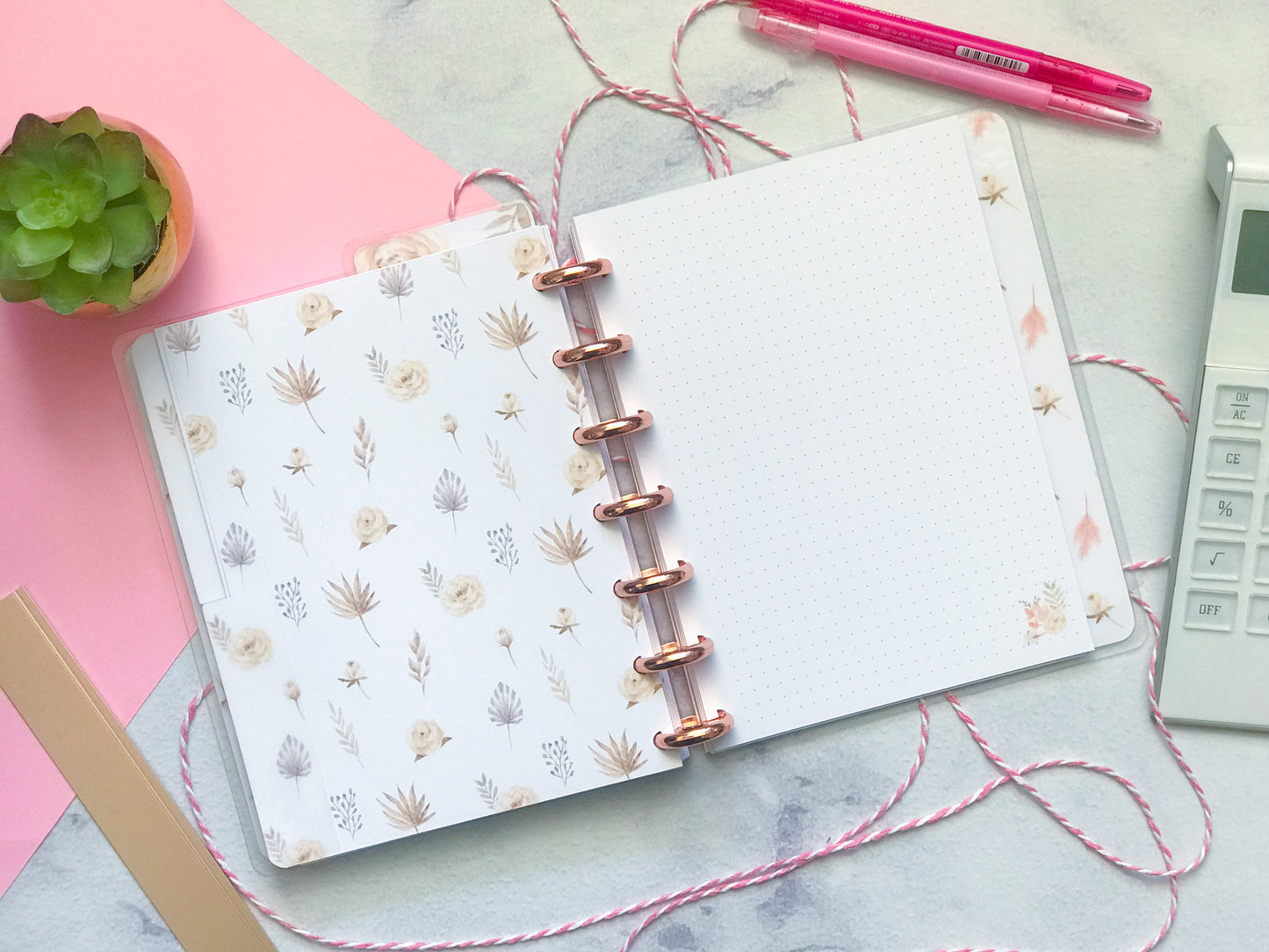 Planner de discos B6 Boho