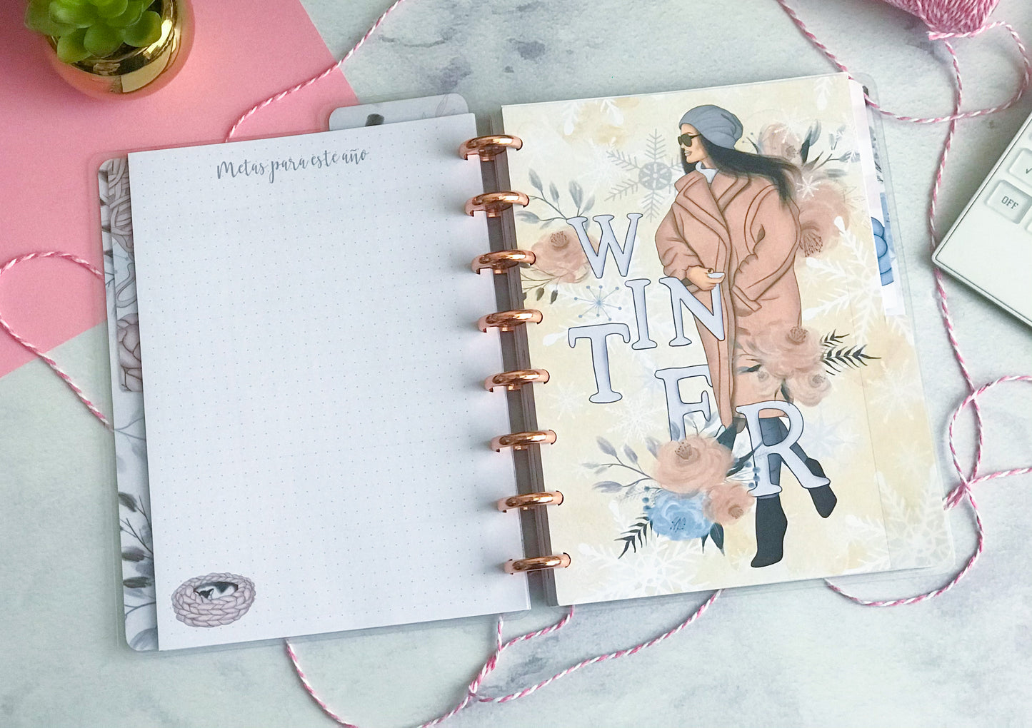 Planner de discos A5 Cozy