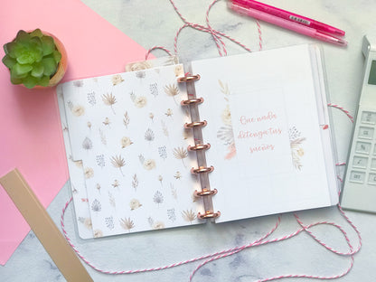 Planner de discos B6 Boho