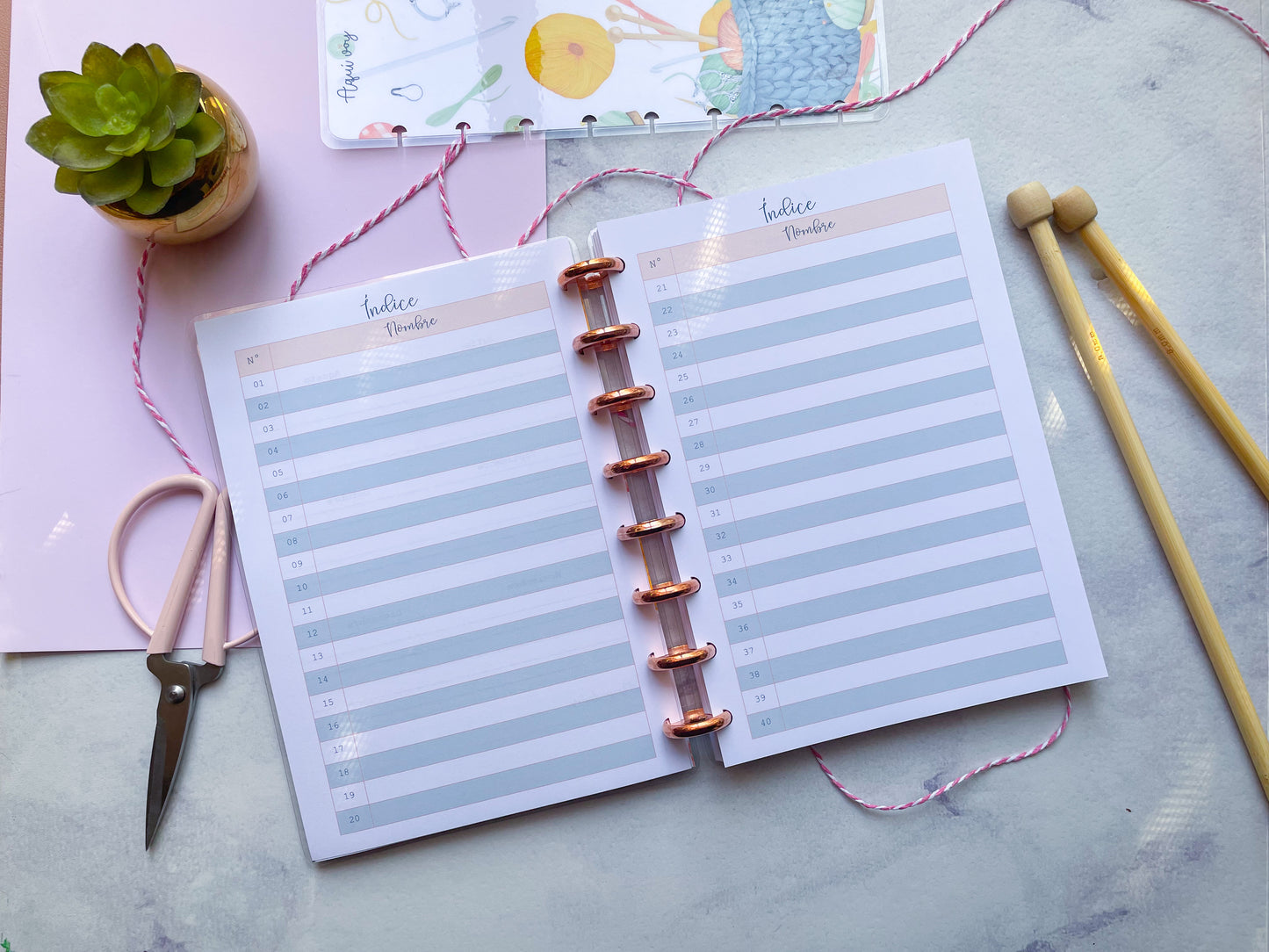 Cuaderno tejedoras
