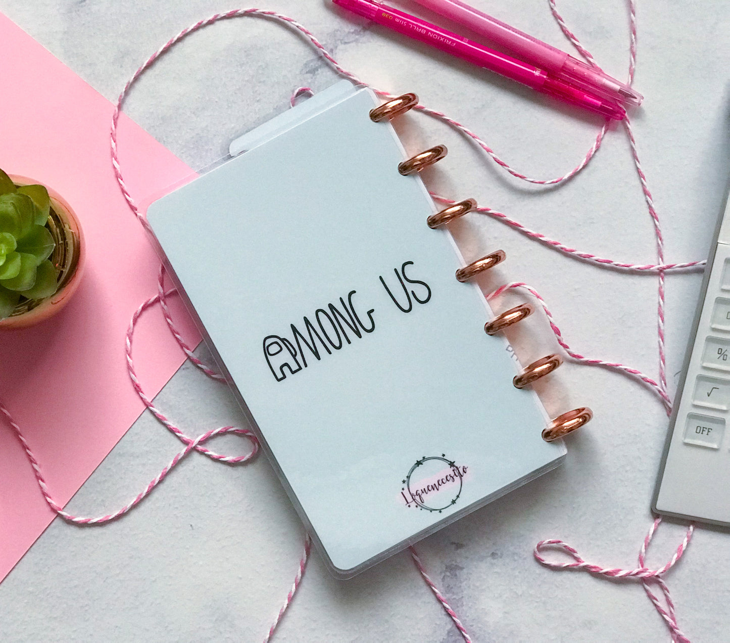 Planner de discos A6 Among us